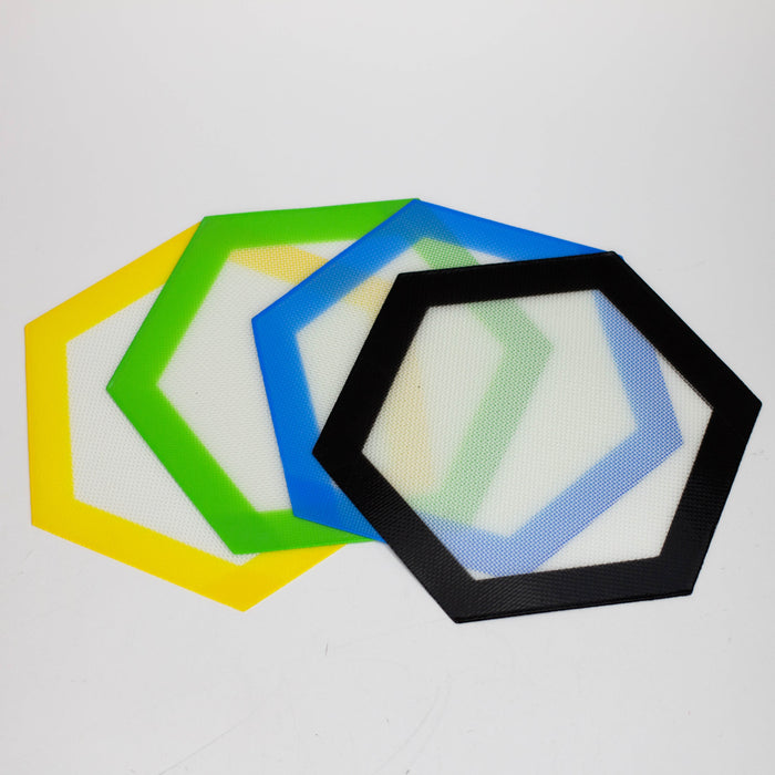 Non-Stick Silicone Dab Mats -Hexagon — Bong Outlet.Com