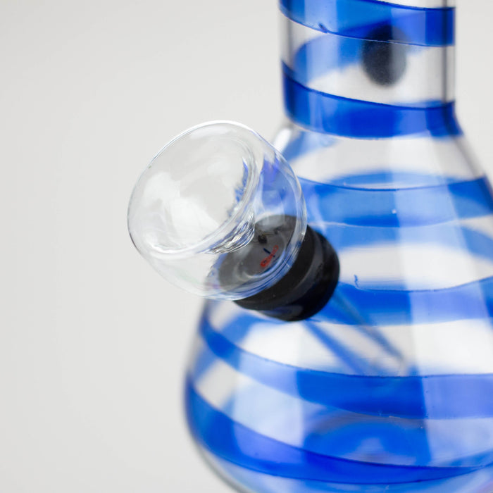 5" Assorted mini beaker glass water bong [PGWP-675]