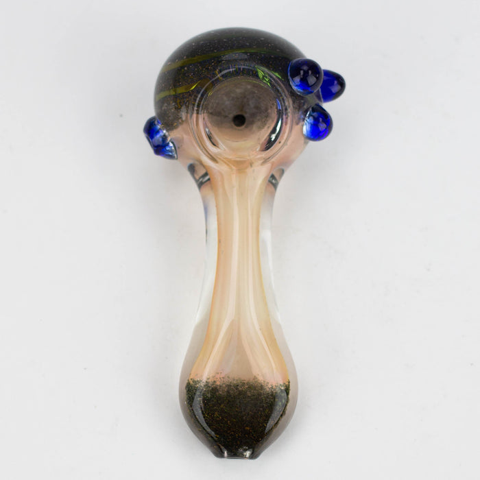 5" Gold Fumed Hand Pipe Pack of 2 [10605]
