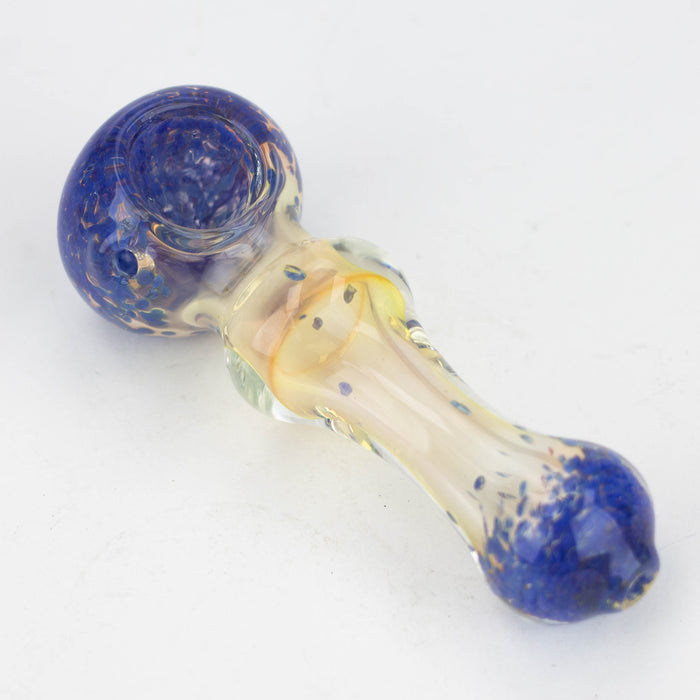 4.5" Gold Fumed Hand Pipe Pack of 2 [10606]
