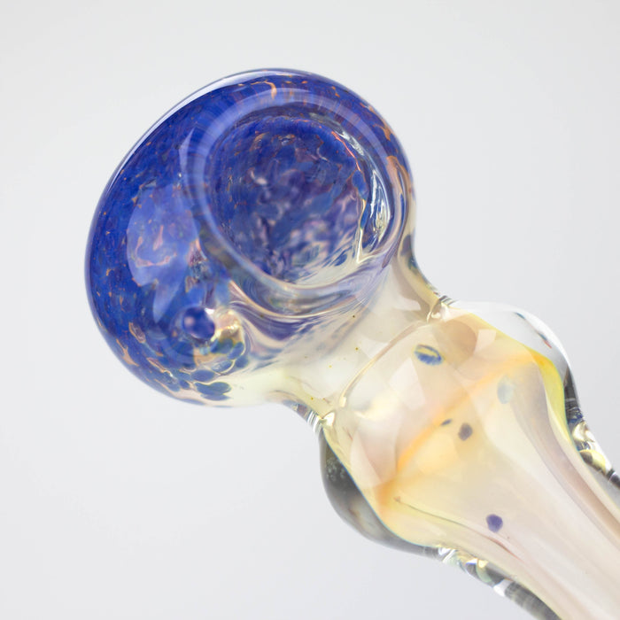 4.5" Gold Fumed Hand Pipe Pack of 2 [10606]