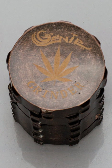 Genie Heavy 4 parts metal grinder - Bong Outlet.Com