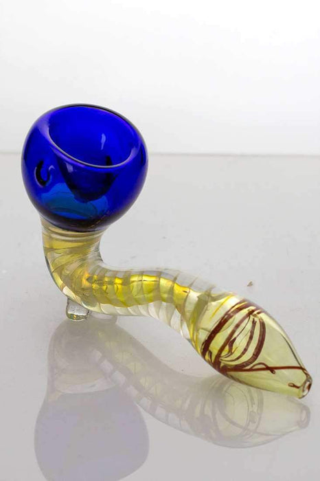 Changing colors Sherlock glass hand pipe - Bong Outlet.Com