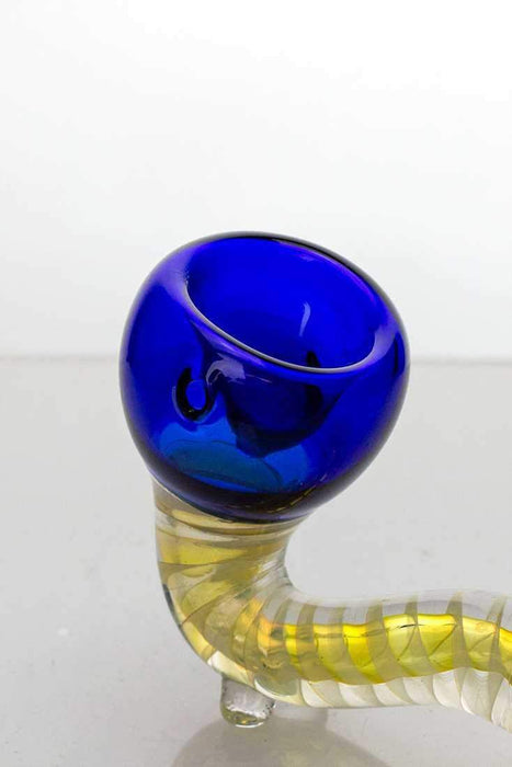 Changing colors Sherlock glass hand pipe - Bong Outlet.Com