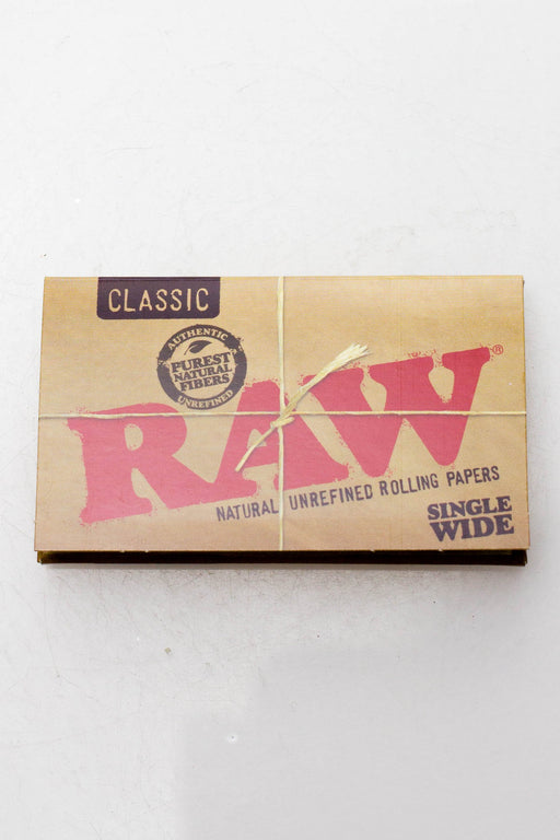 RAW Natural Unrefined Rolling Paper - bongoutlet.com
