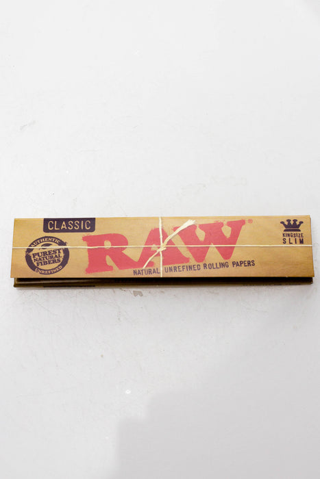 RAW Natural Unrefined Rolling Paper-2 Packs