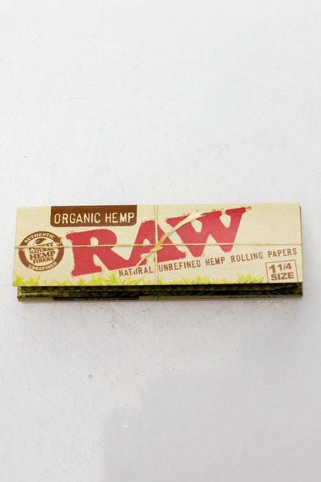 Raw organic hemp rolling paper - 2 Pack