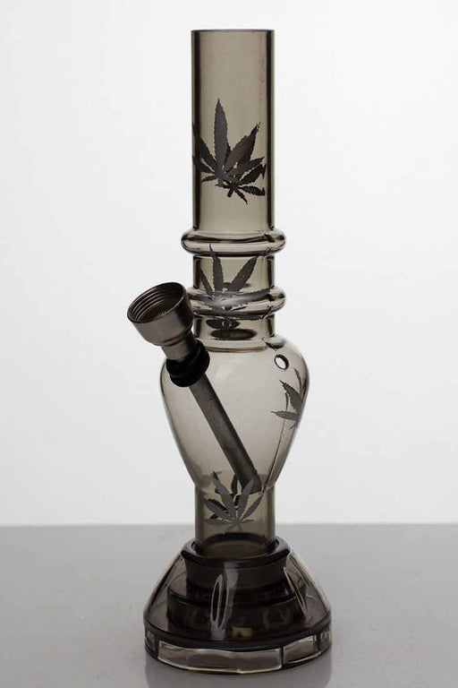 7" acrylic water pipe with grinder - Bong Outlet.Com