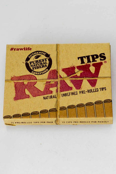 Raw Rolling paper pre-rolled filter tips Pack of 2