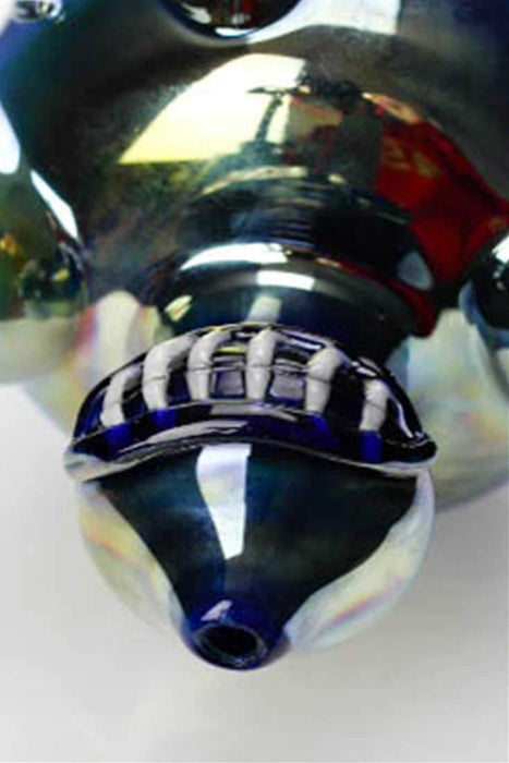Metallic color Monkey glass pipe - bongoutlet.com