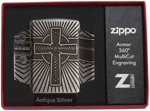 Zippo 29667 Celtic Cross Design