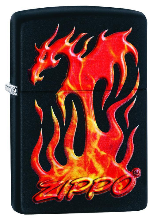 Zippo 29735 Flaming Dragon Design - bongoutlet.com
