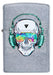 Zippo 29855 Skull Headphone Design - bongoutlet.com