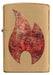 Zippo 29878 Rusty Flame Design - bongoutlet.com