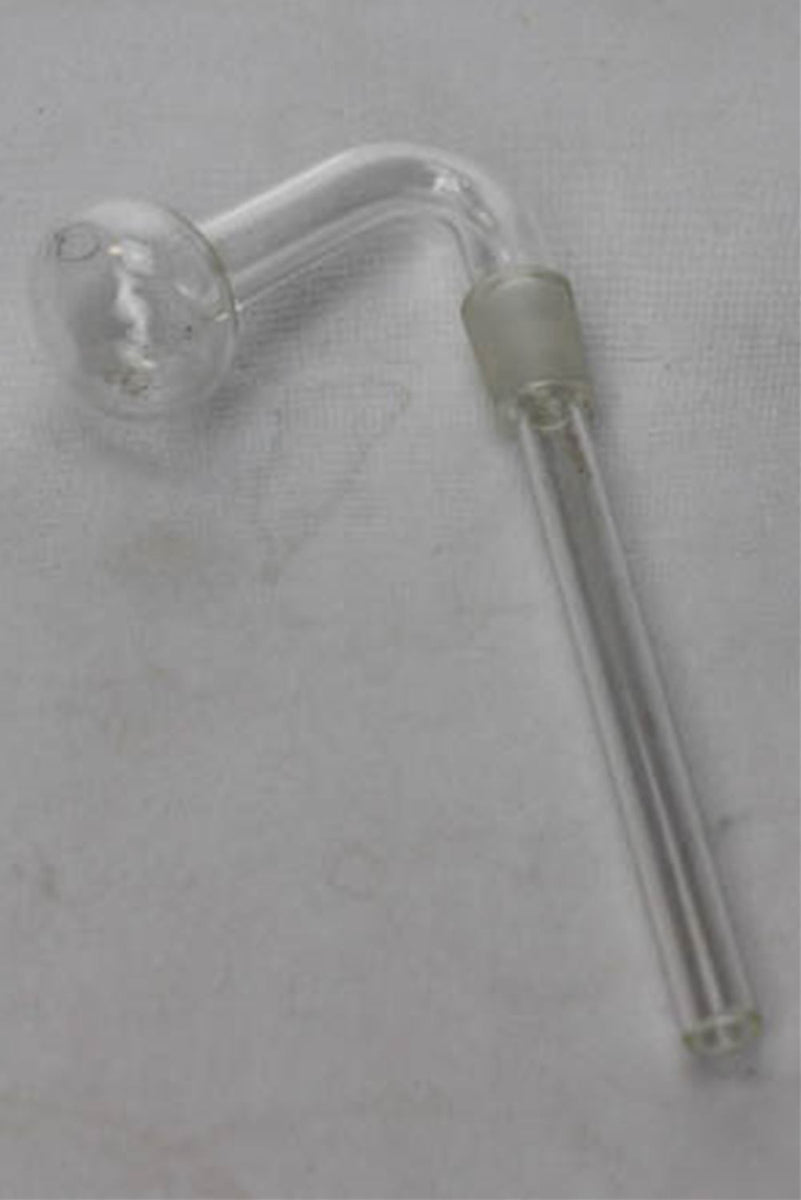 4 Inch Hookah Water Smoking Pipe Glass Bong Downstem W/14mm male bowl  piece