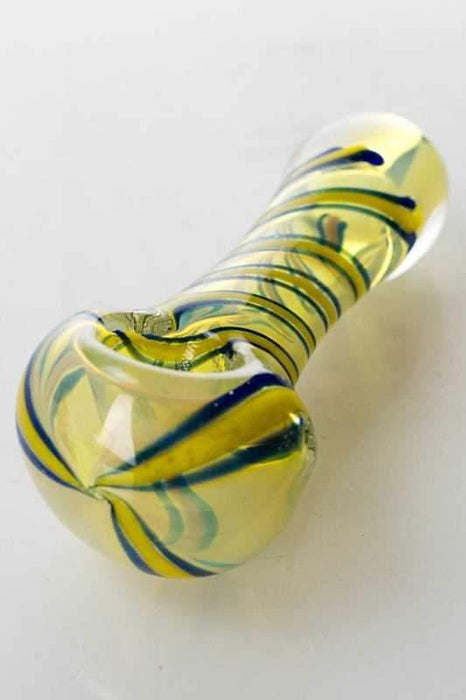 Soft glass 3395 hand pipe - bongoutlet.com