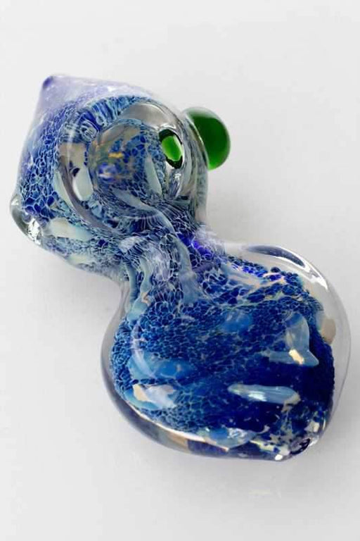 Cone head shape heavy glass hand pipe - Bong Outlet.Com