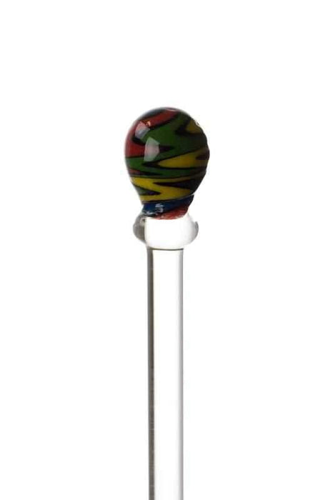 Glass concentrate colorful end dabber - Bong Outlet.Com