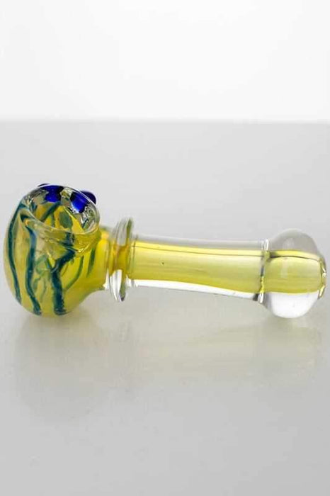 3.5" soft glass 3486 hand pipe - Bong Outlet.Com