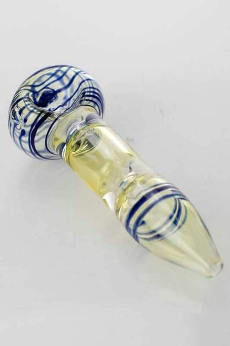 Changing colors glass hand pipe - bongoutlet.com