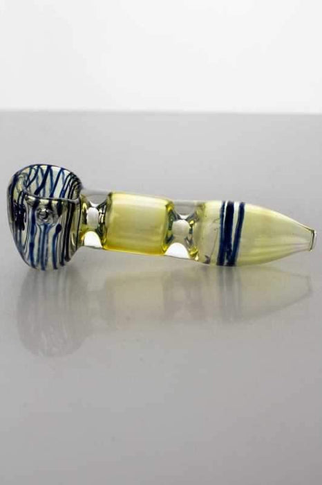 Changing colors glass hand pipe - bongoutlet.com