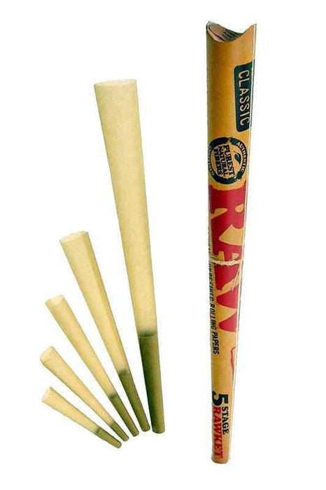 RAW Natural Unrefined Pre-Rolled Cone - bongoutlet.com