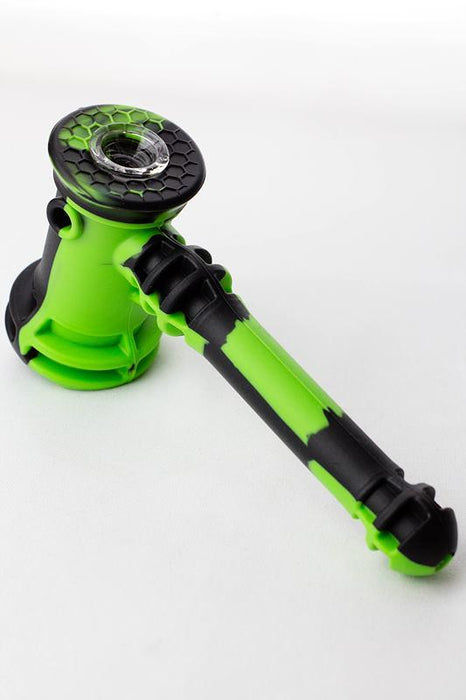 7" Silicone hammer hand pipe - bongoutlet.com