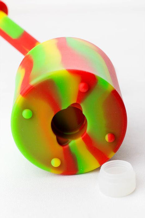 7" Detachable silicone bubbler