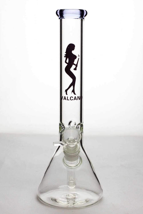 11.5 inches Valcano beaker glass water bong - bongoutlet.com