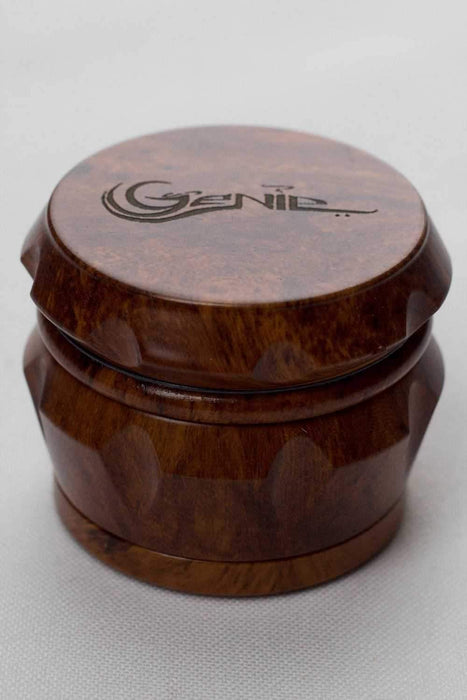 Genie 4 parts faux wood grinder - bongoutlet.com