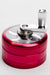 3 parts infyniti aluminium herb grinder with handle - bongoutlet.com