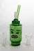 7 inches Lego head  2-in-1 glass water bubbler - bongoutlet.com