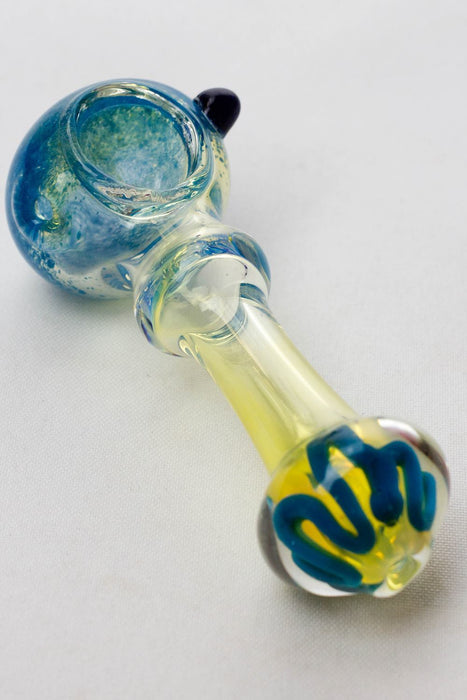 4.5" soft glass 4069 hand pipe - bongoutlet.com
