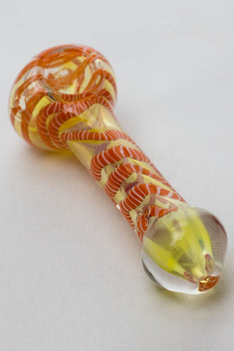 4.5" soft glass 4070 hand pipe - bongoutlet.com