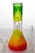 8 inches rasta dome percolator beaker water bong - bongoutlet.com