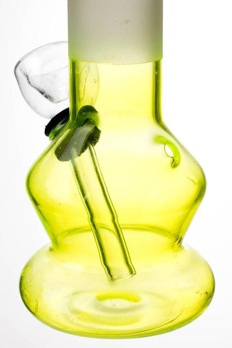 6" Two tone color Lime glass water bong - bongoutlet.com