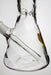 17" infyniti glass twist seamless pattern beaker water bong - bongoutlet.com
