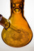 17 in. Genie Metallic 7 mm graphic glass beaker bong - bongoutlet.com