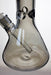 17 in. Genie Metallic 7 mm glass beaker bong - bongoutlet.com