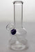 6 in. clear glass water bong - bongoutlet.com