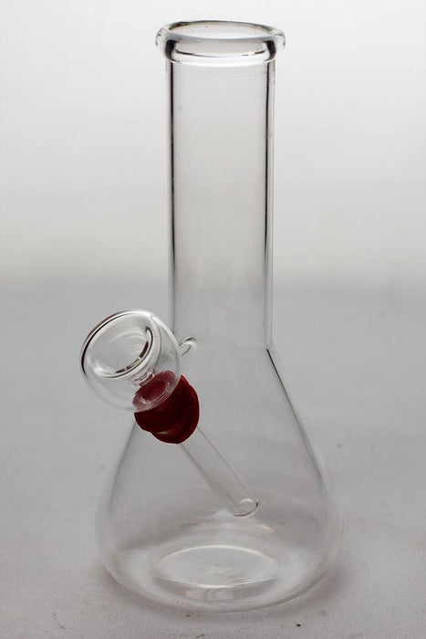 6 in. clear glass water bong - bongoutlet.com