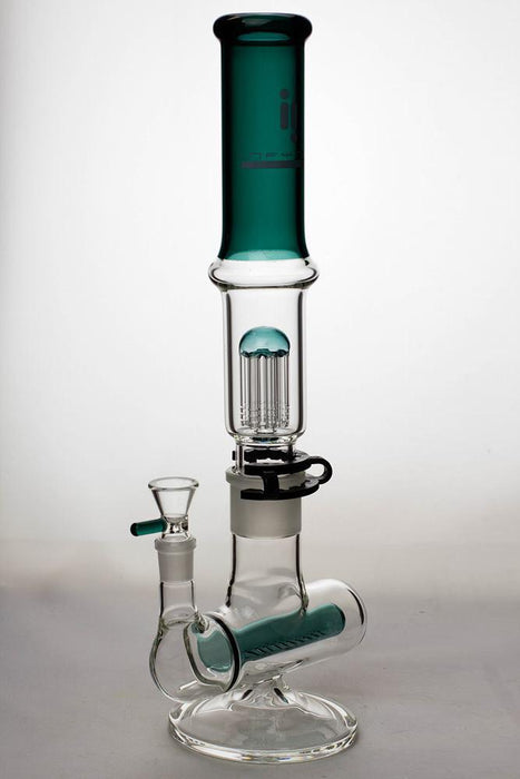 17" infyniti 8-tree and inline diffuser detachable water bong - bongoutlet.com