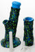 13" Detachable silicone Blue straight tube water bong - bongoutlet.com