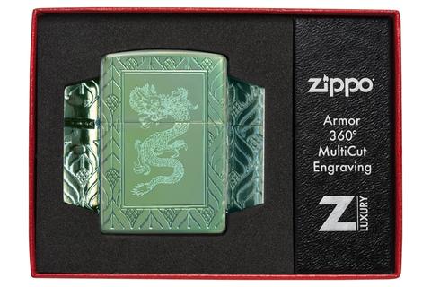 Zippo 49054 Armor High Polish Elegant Dragon