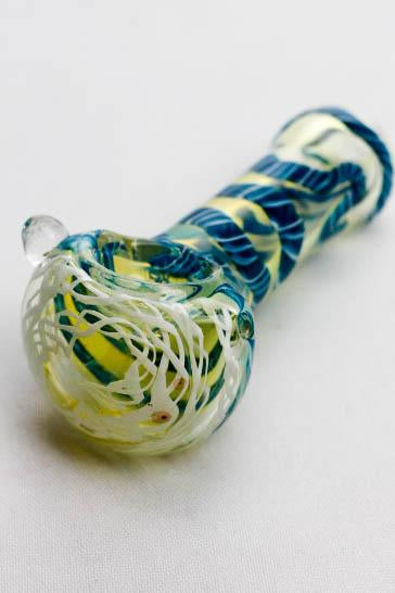 3.75" Soft glass 4923 hand pipe - bongoutlet.com