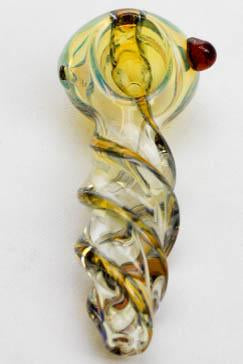 3.75" Soft glass 4924 hand pipe - bongoutlet.com
