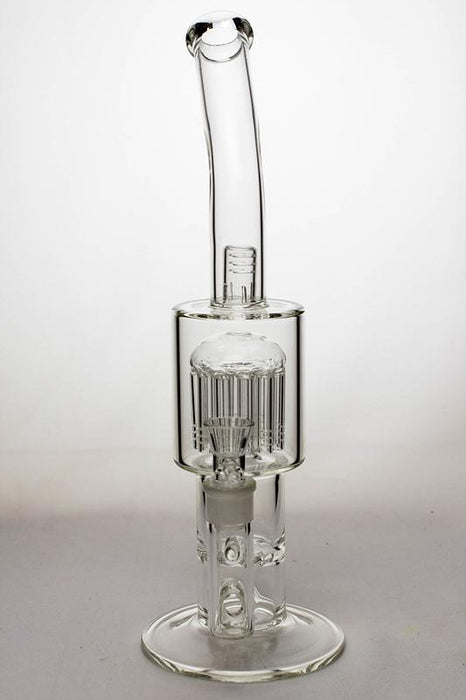 13" arms percolator and disc diffused bong with a splash guard - bongoutlet.com