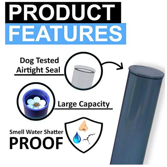 Alltrapod - Fully Smell Proof, Water Proof Containers - Bundle of 6 - bongoutlet.com