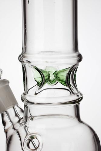 10" glass water pipe - Leaf - bongoutlet.com