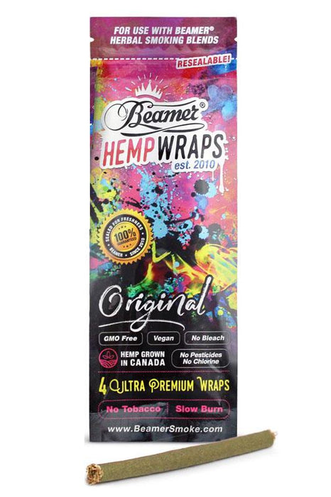 Beamer Original Size Vegan Hemp Wraps 1 pack
